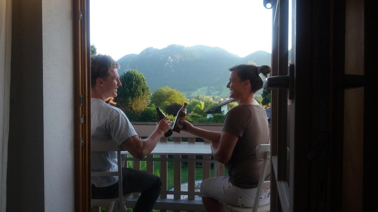 Ferienwohnung mit wundervollen Bergblick Lenggries Exterior foto