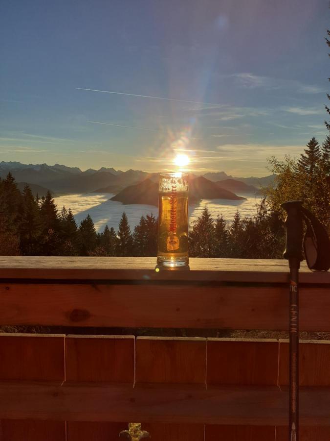 Ferienwohnung mit wundervollen Bergblick Lenggries Exterior foto